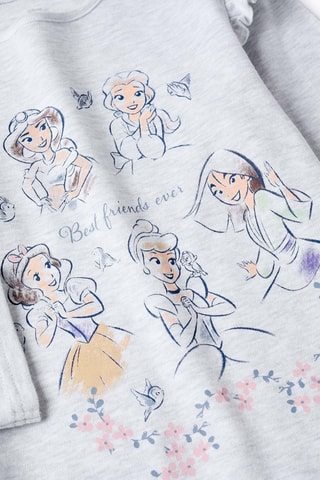 Pyjama Princesses Disney - Gris clair chiné et rose