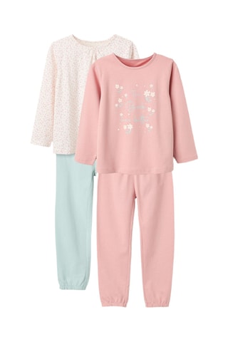 2 pyjamas - Rose et ciel