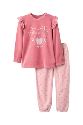 Pyjama en velours - Rose