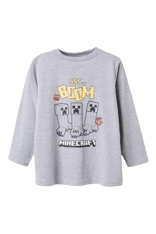 T-shirt Minecraft - Lichtgrijs