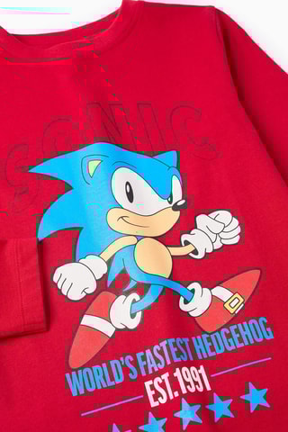 T-shirt Sonic - Rood