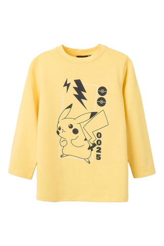 T-shirt Pikachu Pokémon - Geel