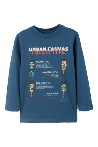 T-shirt - Bleu foncé