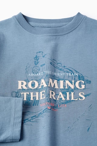 T-shirt - Hemelsblauw