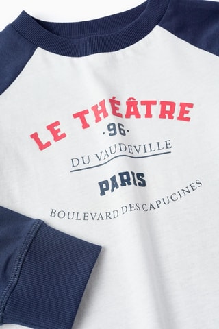 T-shirt - Bleu foncé