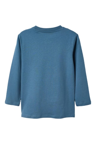 2 T-shirts - Beige en Kobaltblauw