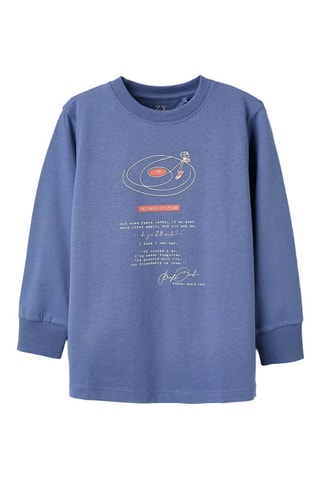 T-shirt - Bleu-gris