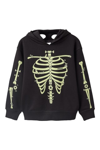 Sweater met Capuchon - Zwart