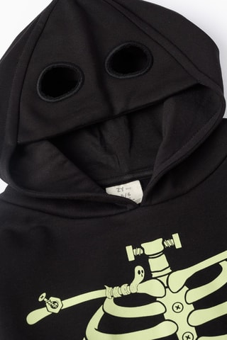 Sweater met Capuchon - Zwart