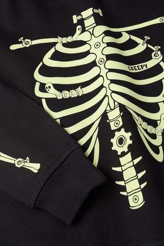 Sweater met Capuchon - Zwart