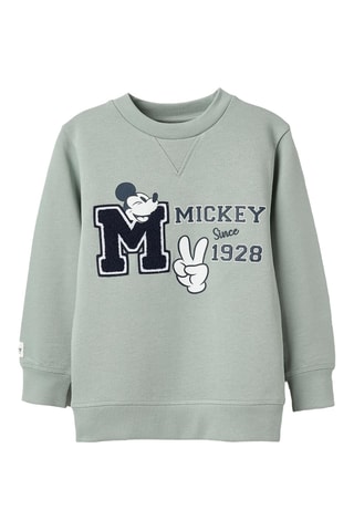 Sweater Mickey Disney - Lichtgroen 
