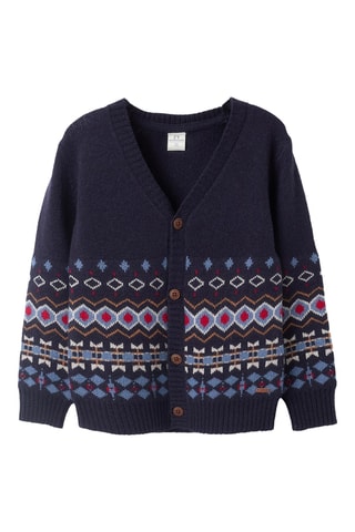 Gilet en laine - Bleu marine