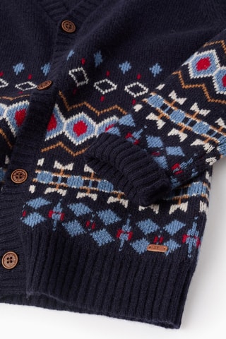 Gilet en laine - Bleu marine