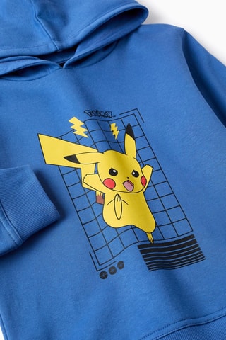 Sweat Pikachu Pokémon - Bleu électrique