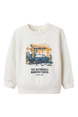 Fleece Sweater - Lichtbeige