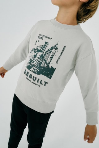 Fleece Sweater - Lichtgrijs