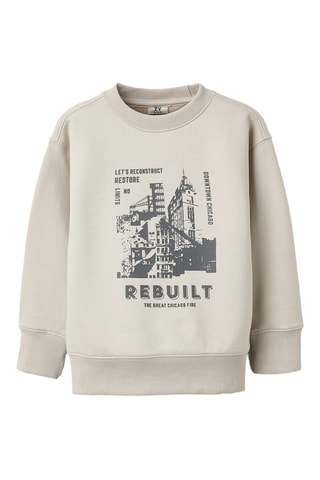 Fleece Sweater - Lichtgrijs