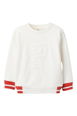 Fleece Sweater - Wit