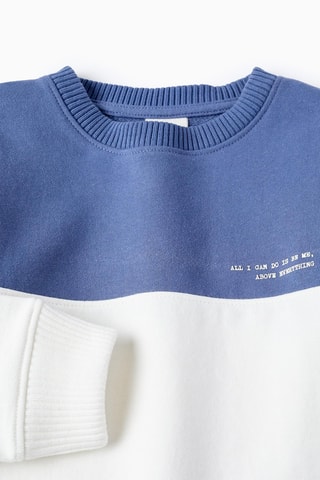 Sweat polaire - bleu cobalt