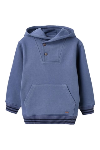 Sweat à capuche - Bleu cobalt