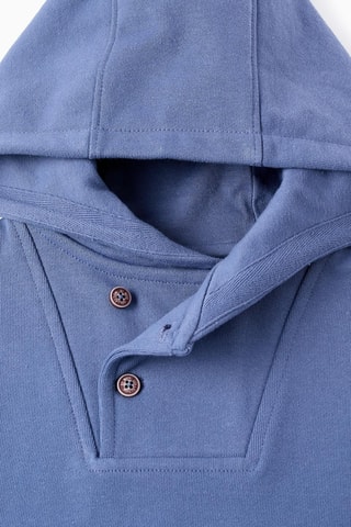 Sweat à capuche - Bleu cobalt
