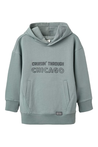 Sweater met Capuchon - Lichtgrijs