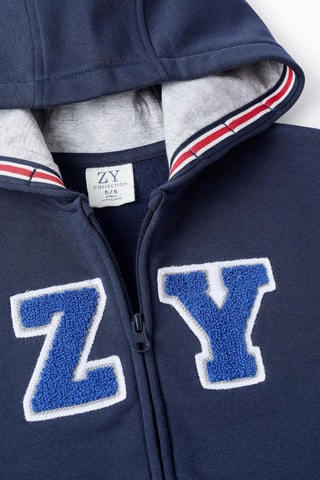 Sweat à capuche - Bleu marine