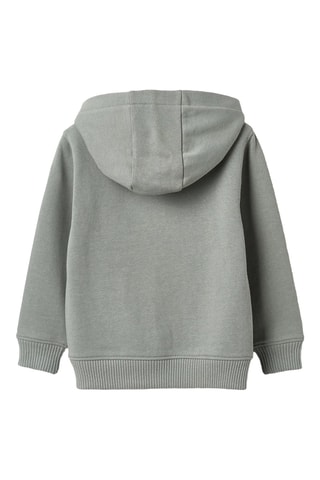 Fleece Sweater met Capuchon - Lichtgroen
