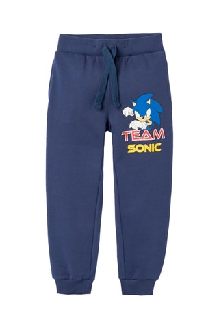 Fleece Joggingbroek Sonic - Marineblauw