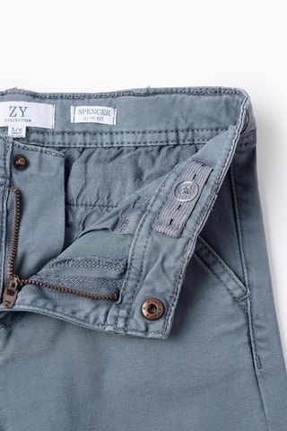 Pantalon - Bleu-gris