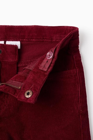 Pantalon en velours - Bordeaux