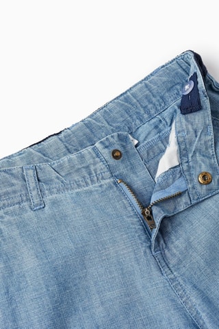 Short en jean - Ciel