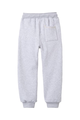 Joggingbroek fleece - gemêleerd lichtgrijs