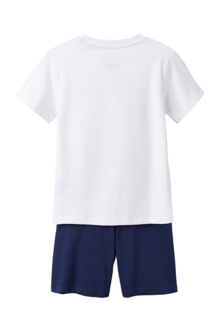 T-shirt et short Captain America Avengers Marvel - Bleu marine et blanc