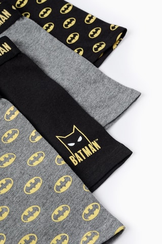 4 Boxers Batman Justice League DC Comics - Gemêleerd Grijs en Zwart