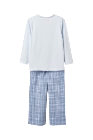 Pyjama - Ciel et blanc