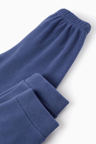 Pyjama fleece - Donkergroen
