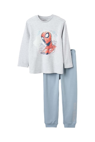 Pyjama Spider-Man Avengers Marvel - Gemêleerd lichtgrijs en hemelsblauw