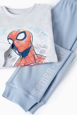 Pyjama Spider-Man Avengers Marvel - Gemêleerd lichtgrijs en hemelsblauw