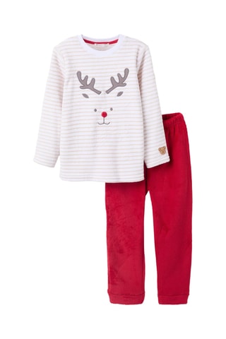 Pyjama - Blanc et rouge
