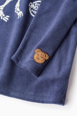 Velours Pyjama - Marineblauw