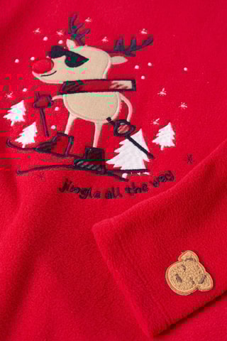 Pyjama fleece - Rood