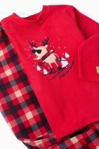 Pyjama fleece - Rood