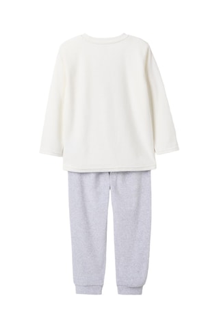 Pyjama en velours - Blanc