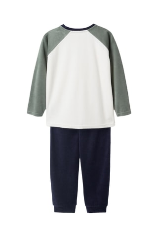Velours Pyjama - Donkergroen