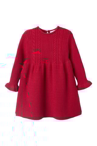 Trui-jurk - Rood