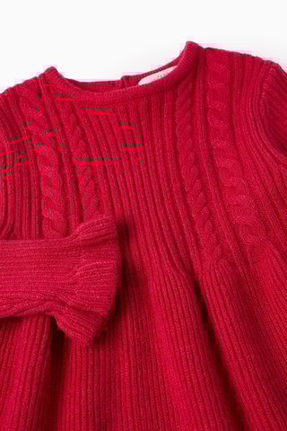 Trui-jurk - Rood