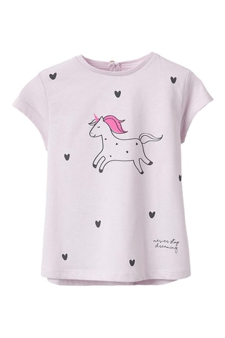 T-shirt - Lichtpaars