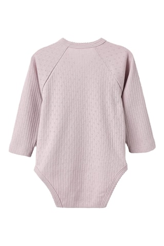 4 Rompertjes - Roze en wit