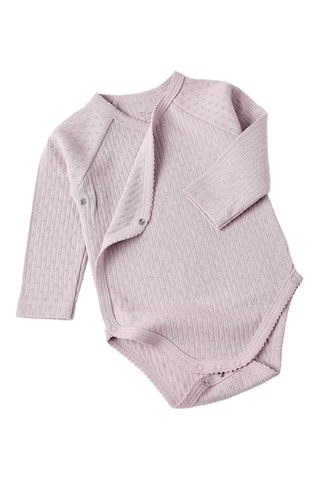 4 Rompertjes - Roze en wit